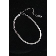 316L Çelik Italyan Model Gümüş Renk Erkek Bileklik