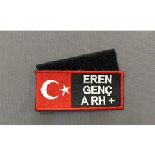 Arthur Nakış Isimlik | Cırtlı, Kişiye Özel, Üniforma Uyumlu