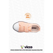 Pino Model Işıklı Kız Bebek ve Çocuk Pudra Spor Ayakkabı