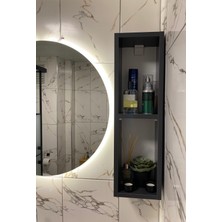 Banyo Ayna Yanı Düzenleyici,2 Bölmeli Banyo Dolabı
