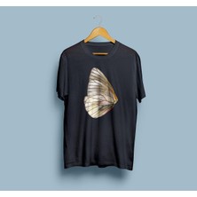 Oversize Kelebek Kanadı 2 Tasarım Unisex T-Shirt