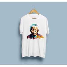 Oversize Nelson Mandela Tasarım Unisex T-Shirt