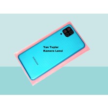 Tkgz - Samsung Galaxy M12 Full Kasa Arka Kapak Batarya Kapağı - Yeşil
