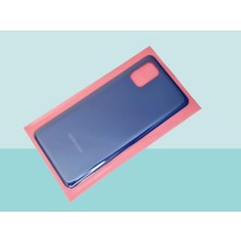 Tkgz - Samsung Galaxy M51 Arka Kapak Batarya Kapağı - Mavi