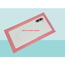 Tkgz - Samsung Galaxy Note 10 Arka Kapak Batarya Kapağı (Cam Full Lensli) -  Beyaz