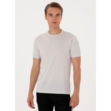 U.s. Polo Assn. Bisiklet Yaka Gri Erkek T-Shirt Exc-Melenas