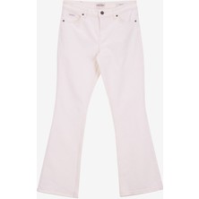 Guess Jeans Yüksek Bel Ispanyol Paça Regular Fit Beyaz Kadın Denim Pantolon Gj G09 Bootcut - Eco Regen Co Agate