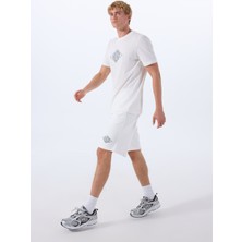 Natürel Erkek Lastikli Bel Relaxed Sweat Şort 50534953_DAMTUS 10266045 01