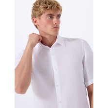 Boss Regular Fit Gömlek Yaka Beyaz Erkek Gömlek Rash