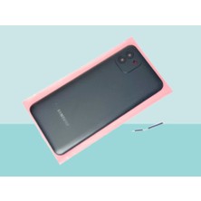 Tkgz - Samsung Galaxy A03 Sm A035 Full Kasa Arka Kapak Batarya Kapağı - Siyah