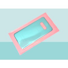Tkgz - Samsung Galaxy S10 E Arka Kapak Batarya Kapağı -  Mavi