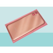 Tkgz - Samsung Galaxy A04E Full Kasa Arka Kapak Batarya Kapağı - Gold