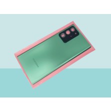 Tkgz - Samsung Galaxy Note 20 Utra Arka Kapak Batarya Kapağı (Cam Full Lensli) - Yeşil