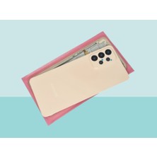 Tkgz - Samsung Galaxy A33 Full Kasa Arka Kapak Batarya Kapağı - Pembe