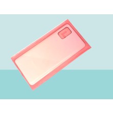 Tkgz - Samsung Galaxy A71 A715 Arka Kapak Batarya Kapağı - Pembe