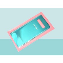 Tkgz - Samsung Galaxy S10 Plus Arka Kapak Batarya Kapağı -  Yeşil