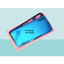 Tkgz - Samsung Galaxy A50 A505 Full Kasa Arka Kapak Batarya Kapağı - Mavi