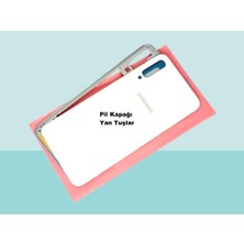 Tkgz - Samsung Galaxy A50 A505 Full Kasa Arka Kapak Batarya Kapağı - Beyaz