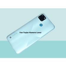 Tkgz - Oppo C21Y Full Kasa Arka Kapak Batarya Kapağı - Mavii