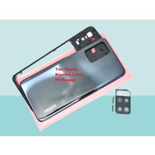 Tkgz - Oppo A54 Full Kasa Arka Kapak Batarya Kapağı - Siyah