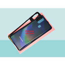 Tkgz - Samsung Galaxy A31 A315 Full Kasa Arka Kapak Batarya Kapağı - Siyah