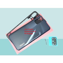 Tkgz - Oppo A72 Full Kasa Arka Kapak Batarya Kapağı - Siyah