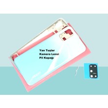 Tkgz - Oppo A52 Full Kasa Arka Kapak Batarya Kapağı - Beyaz