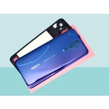 Tkgz - Oppo A9 2020 Full Kasa Arka Kapak Batarya Kapağı - Mavi