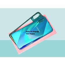 Tkgz - Samsung Galaxy A50S A507 Full Kasa Arka Kapak Batarya Kapağı - Yeşil