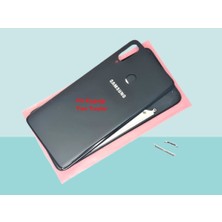 Tkgz - Samsung Galaxy A20S Full Kasa Arka Kapak Batarya Kapağı - Siyah