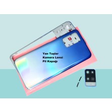 Tkgz - Oppo A54 Full Kasa Arka Kapak Batarya Kapağı - Mavi