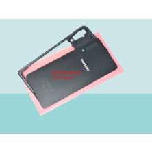 Tkgz - Samsung Galaxy A7 A750 (2018) Full Kasa Arka Kapak Batarya Kapağı - Siyah