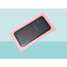 Tkgz - Samsung Galaxy A01 Full Kasa Arka Kapak Batarya Kapağı - Siyah