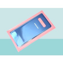 Tkgz - Samsung Galaxy S10 Plus Arka Kapak Batarya Kapağı -  Mavi