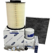 Ford Focus 2 1.6 Benzinli Filtre Bakım Seti 2008-2011 Hava+Yağ+Karbonlu Polen Filtresi+Buji Seti