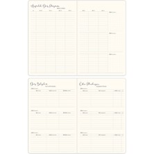 Matt Notebook 2025-2026 A5 Keten Akademik Ajanda 15X21 cm - 17 Aylık Lacivert