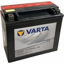 Varta 12V 18 Ah Motosiklet Aküsü Agm 250 A (En) (177*88*156) (TX20L-4) (TX20L-BS) (YTX20L-BS)
