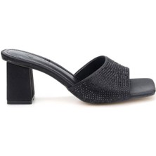 Pisagor PS-33580 Kadın Topuklu Taşlı Terlik