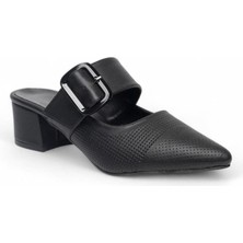 Pisagor PS-32660 4 cm Topuklu Kadın Terlik