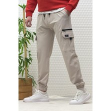 Erkek Kargo Cepli Modelli Paraşüt Jogger Pantolon