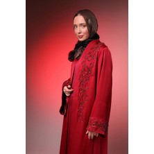 Harika Wear Çok Efsane Kırmızı Ferace