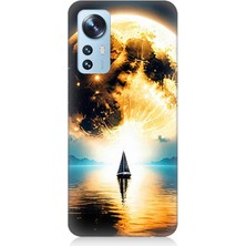 Xiaomi 12 Uyumlu Güneşin Ardında Umut  Desenli Silikon Kılıf