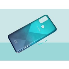 Tkgz - Infinix Hot 9 Play Full Kasa Arka Kapak Batarya Kapağı - Yeşil