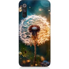 Xiaomi Mi 9 Se Uyumlu Karanlıkta Uçan Karahindiba  Desenli Silikon Kılıf