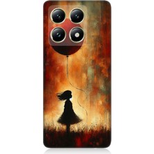 Xiaomi 14T Pro Uyumlu Balonlu Küçük Kız  Desenli Silikon Kılıf
