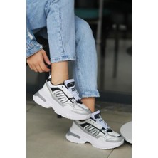 Papuçcity Slzr 03290 Kadın Yüksek Taban Günlük Spor Ayakkabı