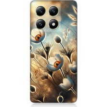 Xiaomi 14T Uyumlu Pamuk Dalları Bahar Ruhu  Desenli Silikon Kılıf