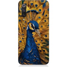 Xiaomi Mi 9 Se Uyumlu Tüylerinde Gurur Tavuskuşu  Desenli Silikon Kılıf