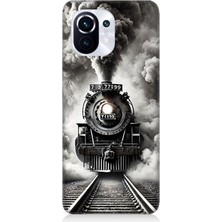 Xiaomi Mi 11 Pro Uyumlu Buharlı Trenin Güç Yolu  Desenli Silikon Kılıf