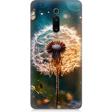 Xiaomi Mi 9t Uyumlu Karanlıkta Uçan Karahindiba  Desenli Silikon Kılıf